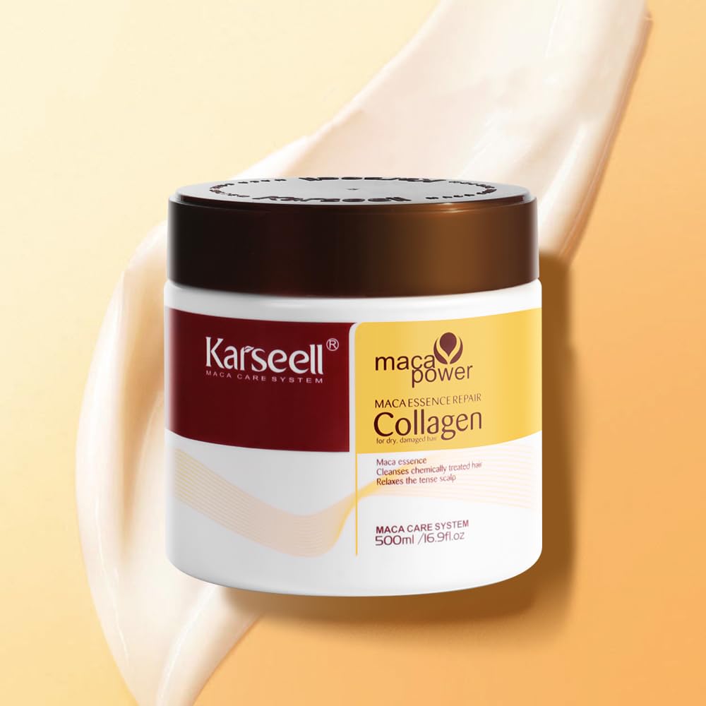Karseell Collagen Hair Mask For Dry Damaged & All Hair Types - 500ml