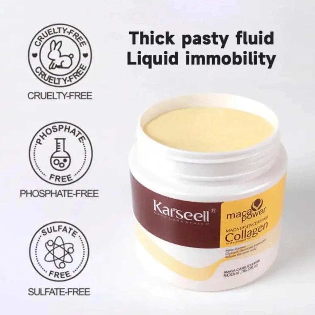 Karseell Collagen Hair Mask For Dry Damaged & All Hair Types - 500ml